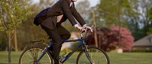 На работу на велосипеде. Не только удобно